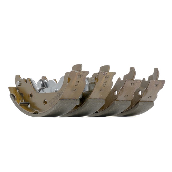 RIDEX 70B0074: Juego de zapatas de frenos Eje trasero, 180mm, con palanca