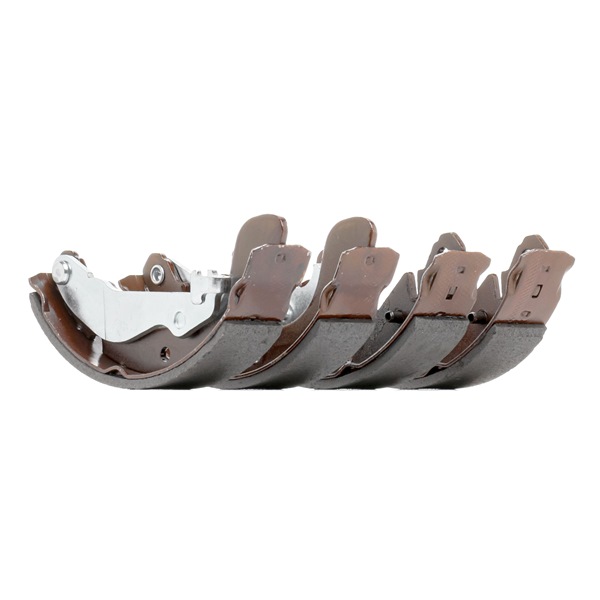 RIDEX 70B0143: Juego de zapatas de frenos Eje trasero, 203mm, con palanca