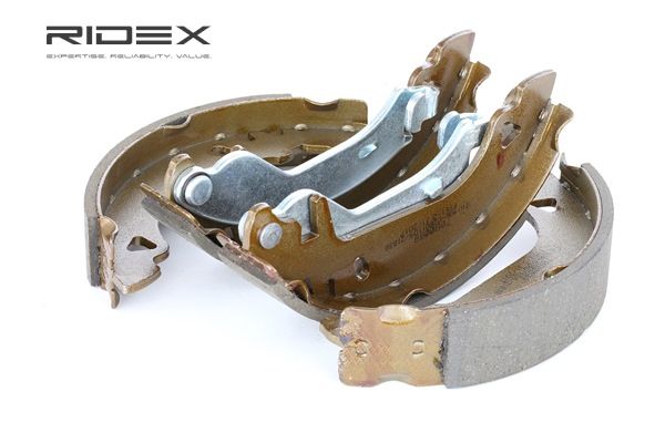 RIDEX 70B0099: Sada brzdových čeľustí Zadna naprava, 180mm, s pakou