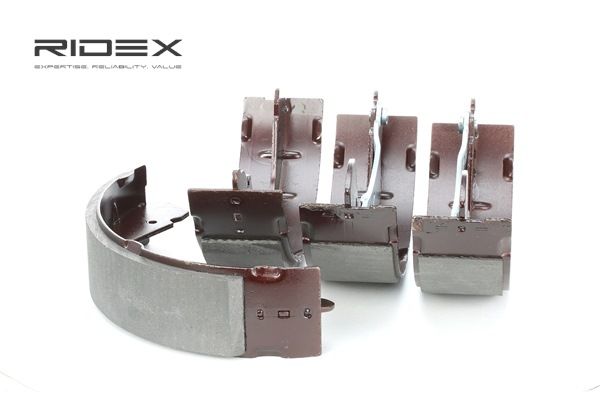 RIDEX 70B0156: Zestaw szczęk hamulcowych Oś tylna, 280[mm], z dźwignią