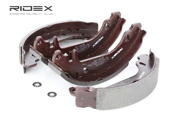 RIDEX 70B0036: Bremsbackensatz Hinterachse, 180mm, ohne Hebel