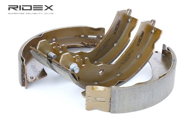 RIDEX 70B0025: Bremsbackensatz Hinterachse, 203,2mm, ohne Hebel