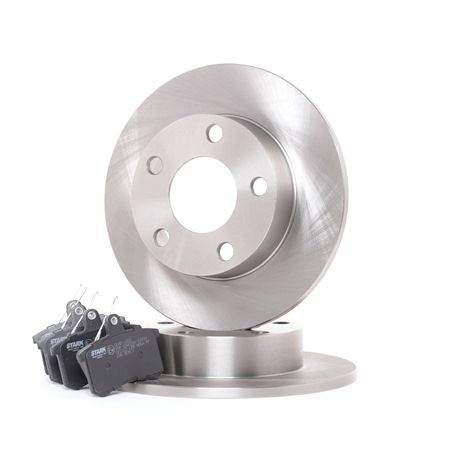 STARK SKBK-1090254: Kit de discos de freno y pastillas Eje trasero, Ø: 245mm, macizo