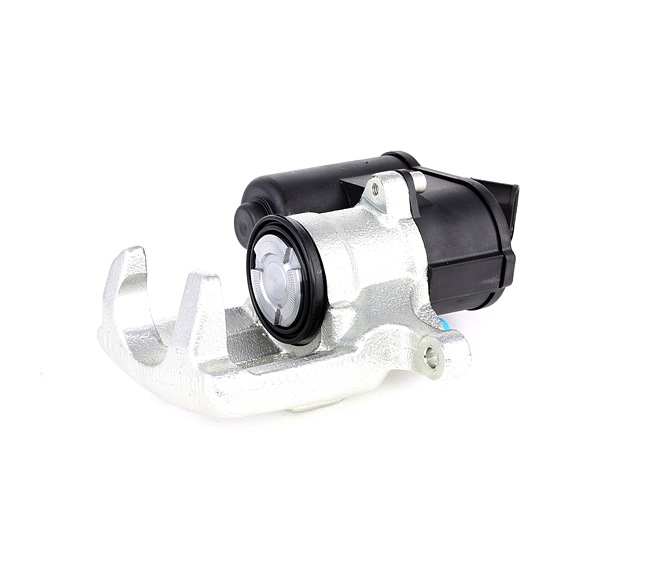 RIDEX 78B0395: Pinza de freno Eje trasero, derecha, Eje trasero, sin soporte, con electromotor
