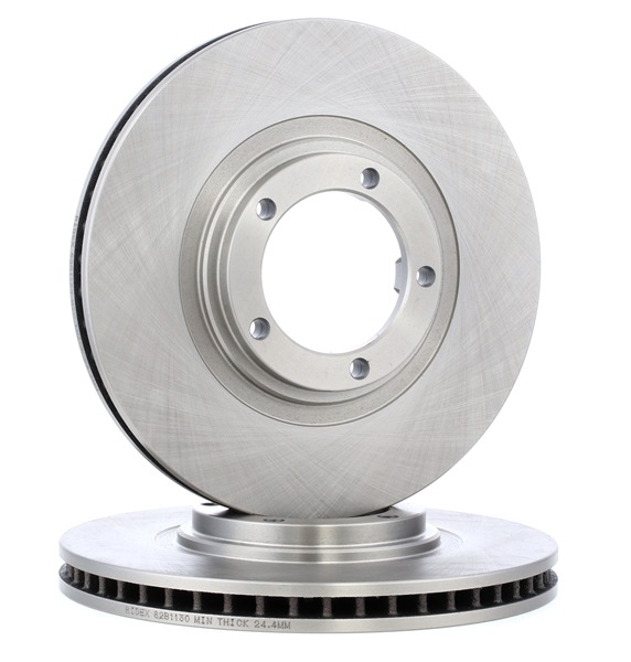 RIDEX 82B1130: Disco de freno Eje delantero, Ø: 274,1mm, ventilado, Hierro fundido, Ø: 274,1mm, sin recubrimiento, sin tornillos