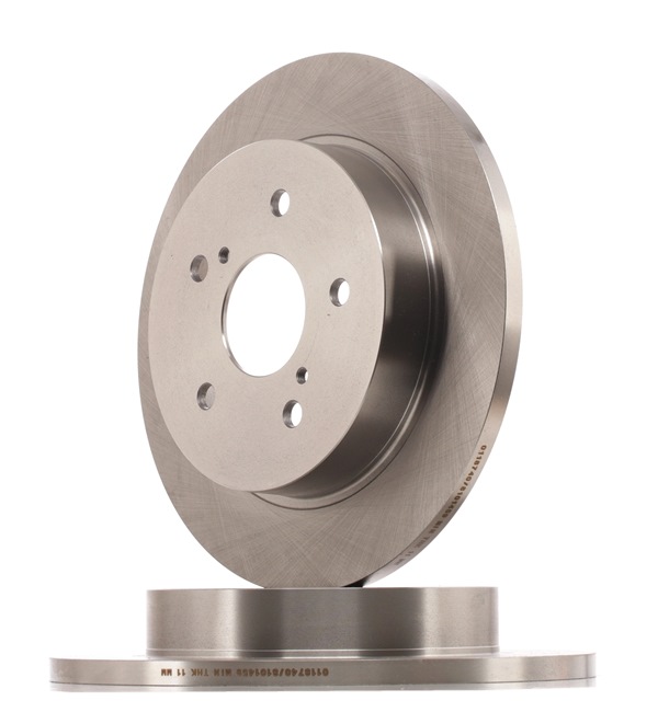 STARK SKBD-0023295: Bremsscheibe Hinterachse, Ø: 278mm, voll, Gusseisen, Ø: 278mm, unbeschichtet, ohne Schrauben