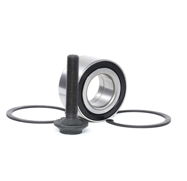 RIDEX 654W0007: Kit de roulement de roue des deux côtés de l'essieu avant, des deux côtés du pont arrière, sans bague ABS, avec vis