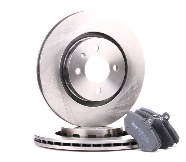 STARK SKBK-1090271: Kit de discos de freno y pastillas Eje delantero, Ø: 280mm, ventilado