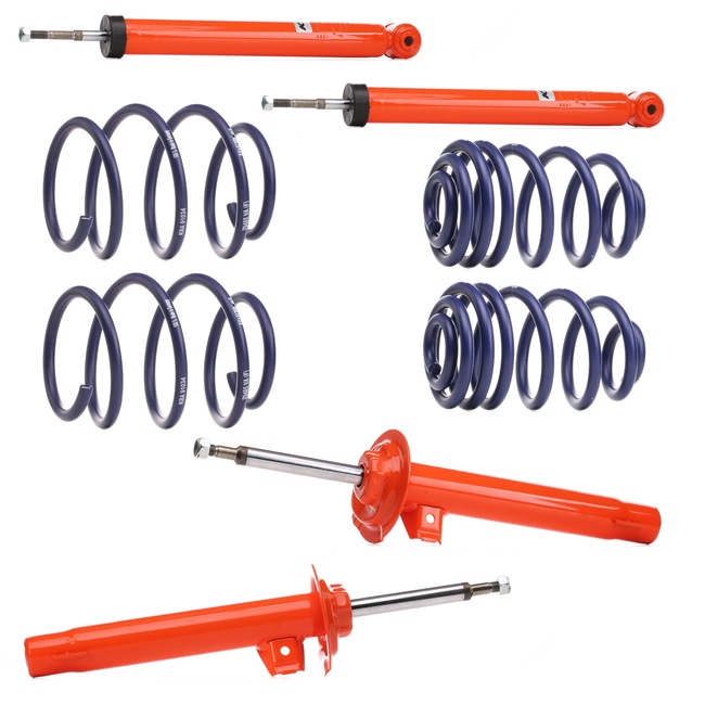 KONI 1120-4851: Schokdemper met veer STRT KIT Achteras, Vooras