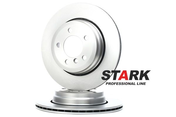 STARK SKBD-0023307: Brzdový kotouč Zadní náprava, R: 323,8mm, větráno, Litina, R: 323,8mm, nepotažený (bez vrstvy), bez šroubu