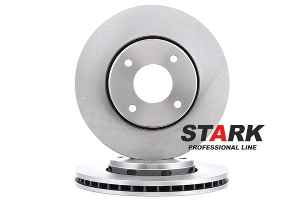 STARK SKBD-0023338: Disc de frână punte fata, Ř: 280,8mm, ventilat, Fonta, Ř: 280,8mm, netratat, fara suruburi
