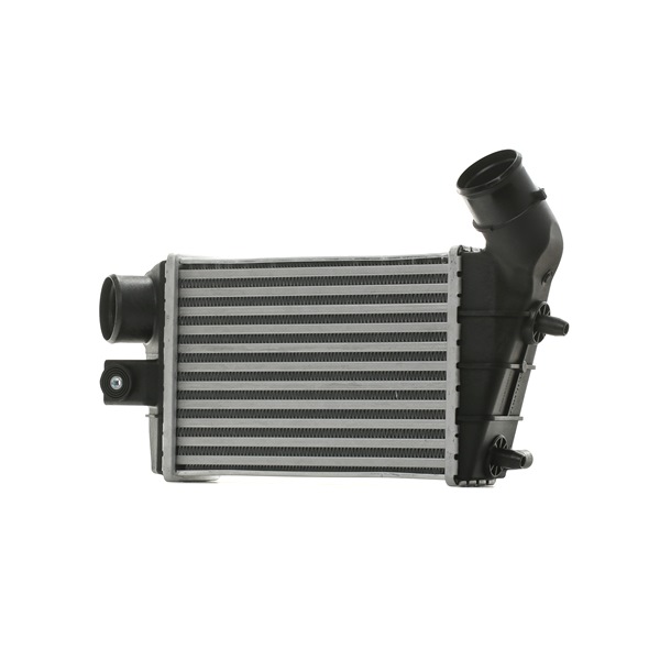 RIDEX 468I0032: Intercooler Aluminium, plast