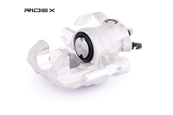 RIDEX 78B0049: Bremssattel Hinterachse links, Hinterachse, ohne Halter, mit Führungsbolzen