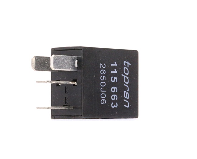 TOPRAN 115 663 Relė, pagrindinė srovė VOLKSWAGEN Eos (1F7, 1F8) 160 AG benzinas kaina
