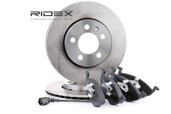 RIDEX 3405B0003: Stabdžių rinkinys, diskiniai stabdžiai priekinė ašis, Ø: 256mm, ventiliuojama