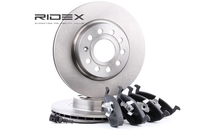 RIDEX 3405B0008 Kit de discos de freno y pastillas RENAULT SCENIC 3 (JZ0/1) 110 cv Gasóleo costo