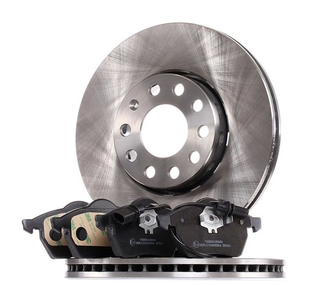 RIDEX 3405B0006: Kit de discos de freno y pastillas Eje delantero, Ø: 288mm, ventilado