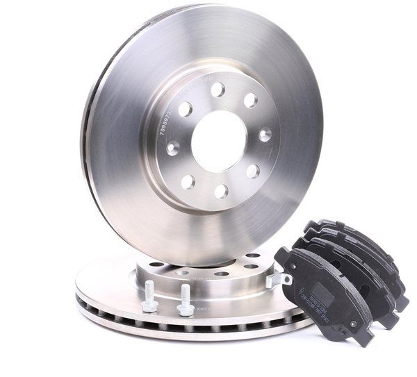 RIDEX 3405B0045 Bremsscheiben und -beläge Vorderachse, Ø: 257mm, Belüftet