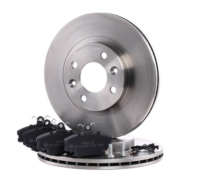 RIDEX 3405B0017: Souprava brzd, koutocova brzda přední osa, R: 259mm, větráno