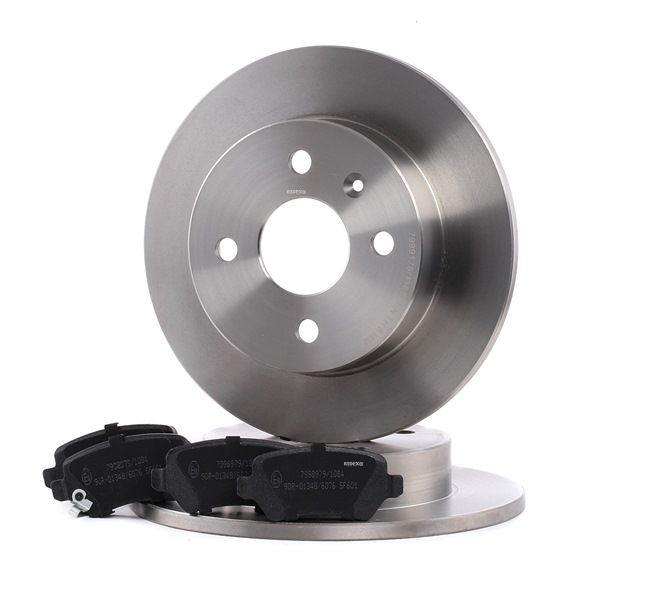 RIDEX 3405B0048 Kit de discos de freno y pastillas OPEL Astra G CC (T98) 80 cv Gasóleo costo