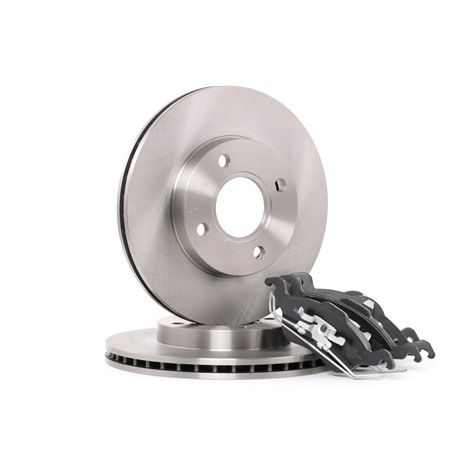 RIDEX 3405B0030: Bremsscheiben und -beläge Vorderachse, Ø: 258mm, Belüftet