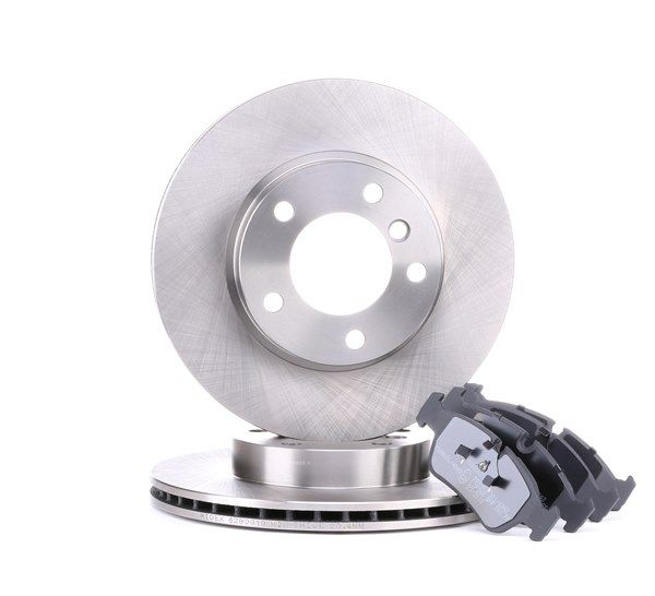 RIDEX 3405B0039: Kit de discos de freno y pastillas Eje delantero, Ø: 286mm, ventilado