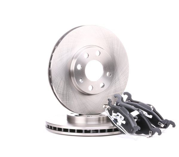 RIDEX 3405B0016 Kit de discos de freno y pastillas OPEL Astra G CC (T98) 75 cv Gasóleo costo