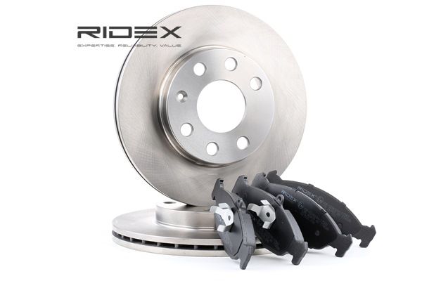 RIDEX 3405B0172: Souprava brzd, koutocova brzda přední osa, R: 236mm, větráno