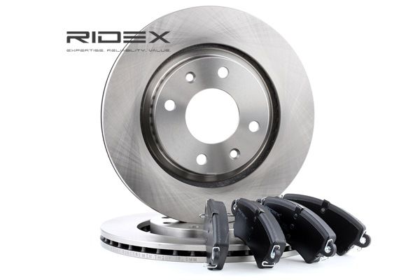 RIDEX 3405B0129 Спирачен комплект, дискови спирачки PEUGEOT 306 Break (7E, N3, N5) 89 K.C. бензин цена