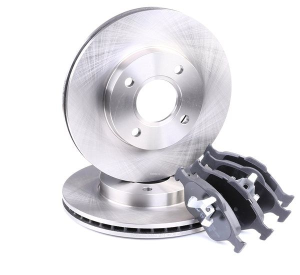 RIDEX 3405B0057 Kit de discos de freno y pastillas FORD FIESTA 4 (JA, JB) 60 cv Gasolina costo