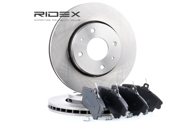RIDEX 3405B0113 Kit de discos de freno y pastillas VOLVO S40 I (644) 140 cv Gasolina costo