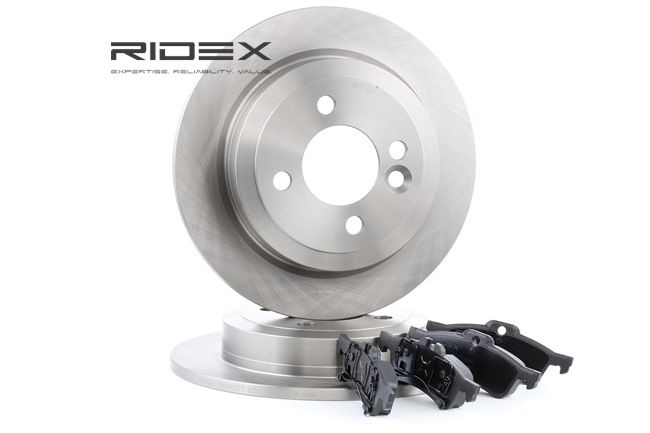 RIDEX 3405B0160 Kit de discos de freno y pastillas MINI Hatchback (R50, R53) 75 cv Gasóleo costo