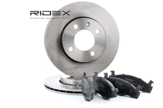 RIDEX 3405B0069: Souprava brzd, koutocova brzda přední osa, R: 239mm, větráno