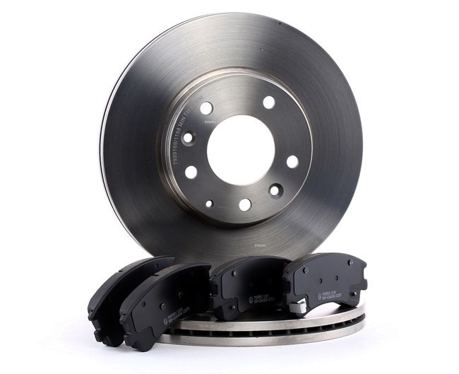 RIDEX 3405B0102: Kit de discos de freno y pastillas Eje delantero, Ø: 283mm, ventilado