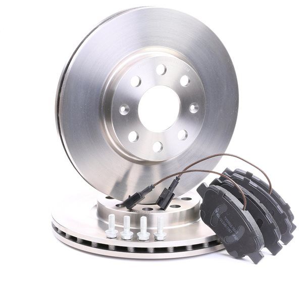 RIDEX 3405B0127: Sada bŕzd, Kotúčová brzda predna naprava, Ø: 257mm, vetraný