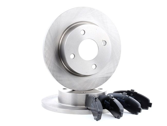 RIDEX 3405B0239: Sada bŕzd, Kotúčová brzda predna naprava, Ø: 234mm, plný