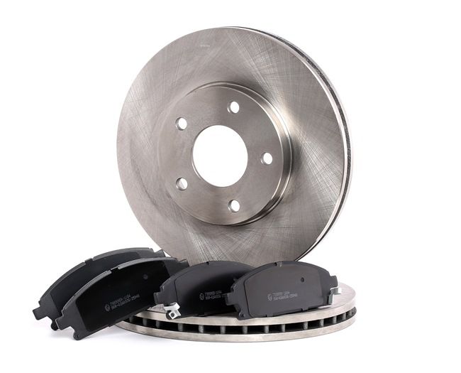 RIDEX 3405B0086: Pidurikomplekt, ketaspidur Esisild, Ø: 280mm, õhutusega