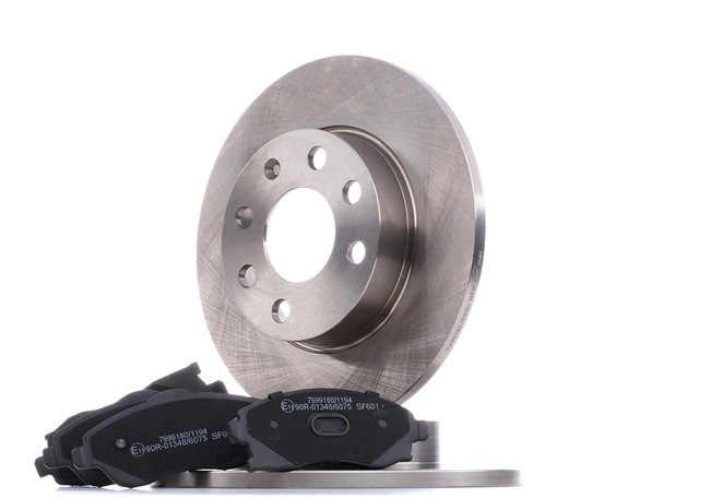 RIDEX 3405B0156: Bremžu komplekts, Disku bremzes Priekšējais tilts, Ø: 240mm, pilnīgi