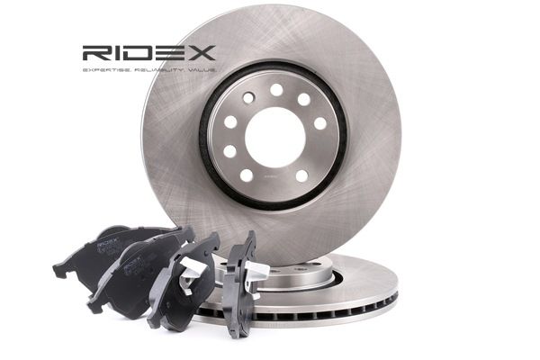 RIDEX 3405B0264 Kit de discos de freno y pastillas OPEL Astra G CC (T98) 192 cv Gasolina costo