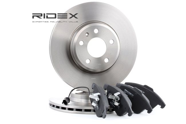 RIDEX 3405B0143: Sada bŕzd, Kotúčová brzda predna naprava, Ø: 314mm, vetraný