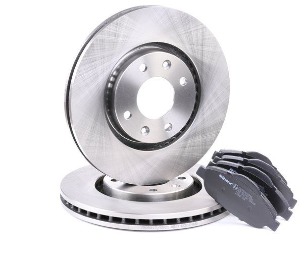 RIDEX 3405B0243: Sada bŕzd, Kotúčová brzda predna naprava, Ø: 283mm, vetraný