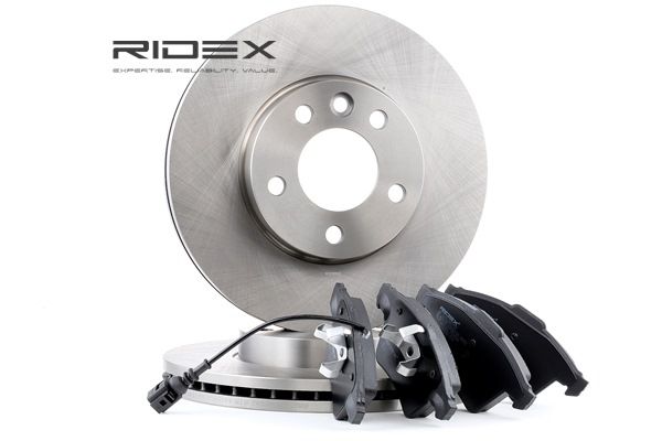 RIDEX 3405B0137 Kit de discos de freno y pastillas VOLKSWAGEN Transporter 5 (7HA, 7HH, 7EA, 7EH) 204 cv Gasolina costo