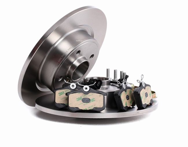 RIDEX 3405B0090: Souprava brzd, koutocova brzda Zadní náprava, R: 274mm, plný, s ložiskem (kola), s ABS senzorem