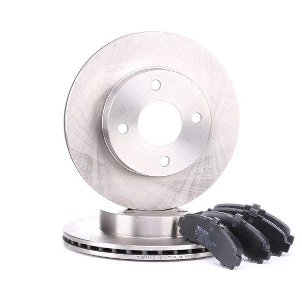 RIDEX 3405B0261: Pidurikomplekt, ketaspidur Esisild, Ø: 238mm, õhutusega