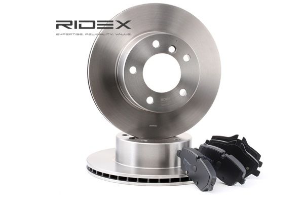 RIDEX 3405B0218: Jarrupalasarja, levyjarru Etuakseli, Ø: 284mm, Tuuletettu