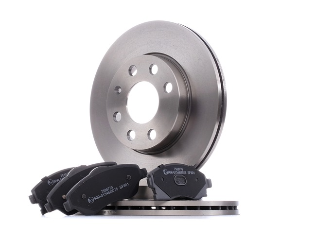 STARK SKBK-1090275: Souprava brzd, koutocova brzda přední osa, R: 240mm, větráno, s brzdovými kotouči a obložením
