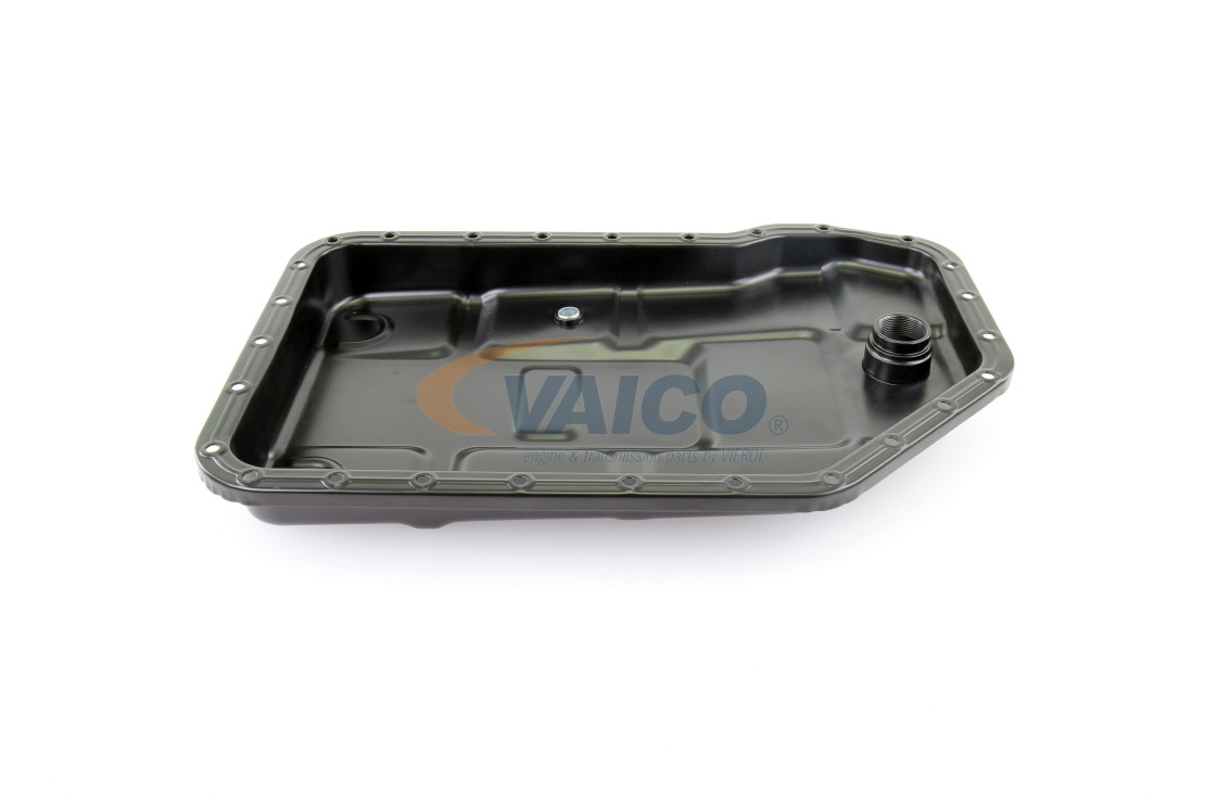 VAICO V10-3496: Baie ulei, cutie viteze automata cu buson de golire ulei, fara etansare, cu inel etansare, fara garnitura baie ulei, Original VAICO Quality