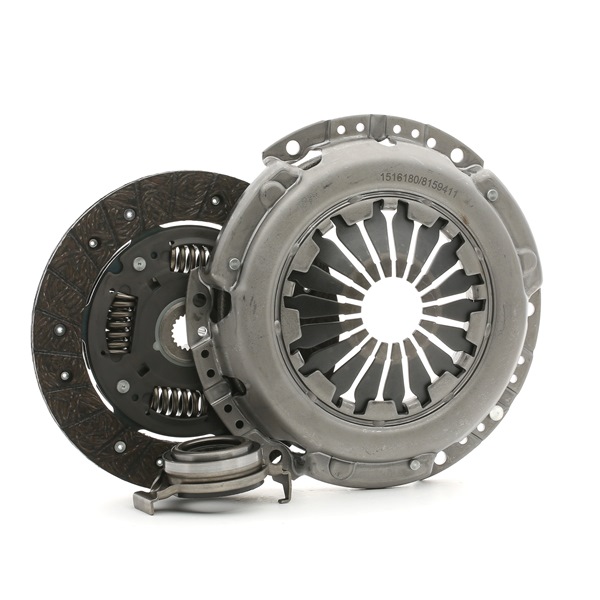 RIDEX 479C0092: Kit de embrague con placa de apriete de embrague, con plato de embrague, con cojinete de desembrague
