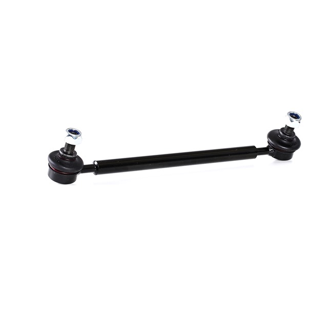 RIDEX 3229S0327: Drążek / wspornik, stabilizator oś przednia po obydwu stronach, 253[mm], Stal