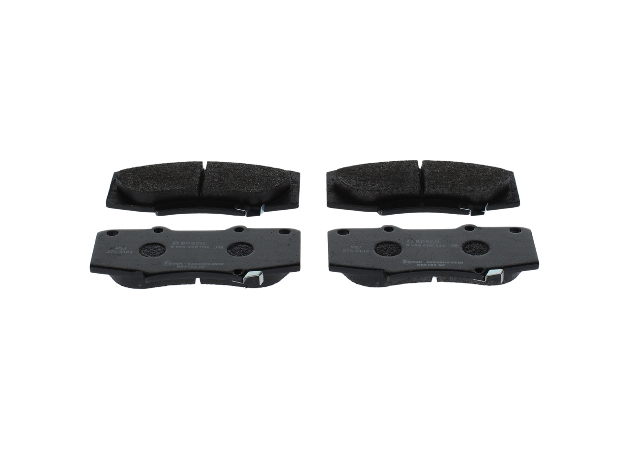BOSCH 0 986 495 352 Remblokken TOYOTA HILUX 3 Pritsche/Fahrgestell (KUN1, TGN3, TGN2, TGN1, 171 Pk Diesel kosten